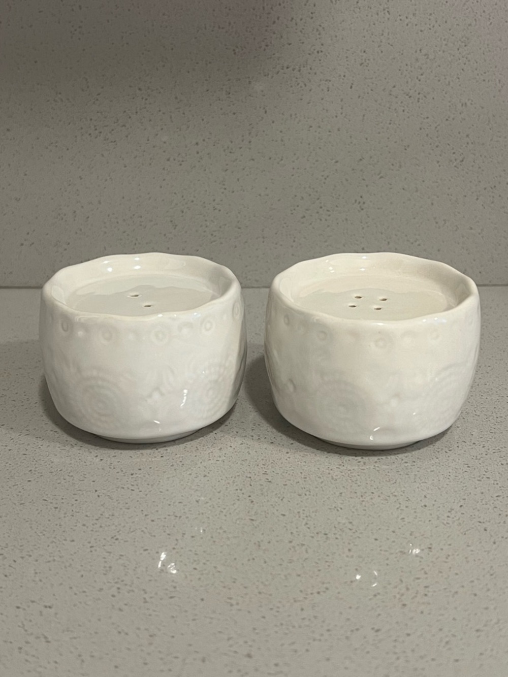 Anthropologie Old Havana Salt & Pepper Shakers